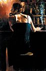 Waiting for a Drink by Fabian Perez